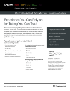 Experience You Can Rely on for Tubing You Can Trust