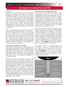 T1 The Concept of Semi-Rigid Joint Filler