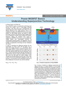 Power MOSFET Basics Understanding Superjunction