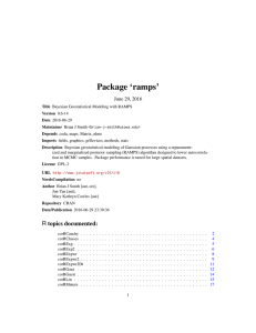 Package `ramps`