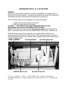 XP600, 1100 Addendum