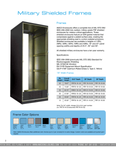 Military Shielded Frames