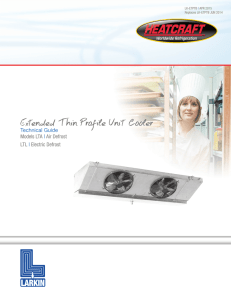 Extended Thin Profile Unit Cooler - Heatcraft Worldwide Refrigeration