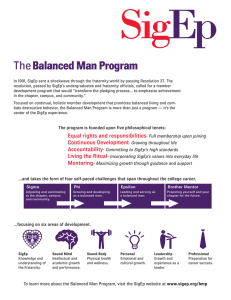 Balanced Man Program One Page Guide