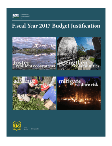 Fiscal Year 2017 Budget Justification