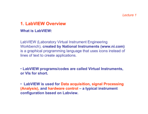 1. LabVIEW Overview