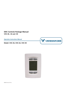 DDC Controls Package Manual