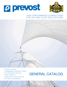 Prevost Pneumatic Products Catalog Catalog