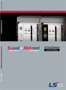 Air Circuit Breakers Technical Catalog A irC ircuitB reakers