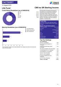 CMI Ins SR Sterling Income