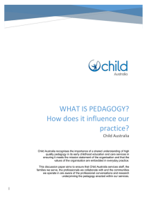 what is Pedagogy? How does it influence our