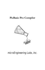 PicBasic Pro Compiler Manual