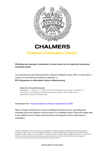 Lokal fulltext - Chalmers Publication Library (CPL)