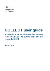 COLLECT user guide
