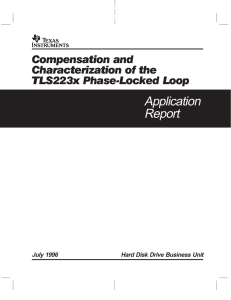 compensation and characterization of the