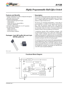 Highly Programmable Hall-Effect Switch A1128