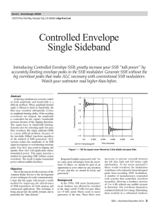 Controlled Envelope Single Sideband