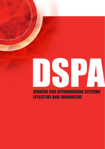 aerosol fire extinguishing systems effective and innovative