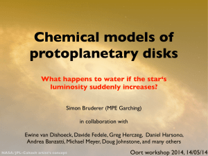 What happens to water if the star`s luminosity suddenly increases?
