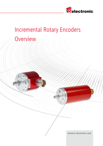 Incremental Rotary Encoders Overview