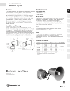 Duotronic Horn/Siren