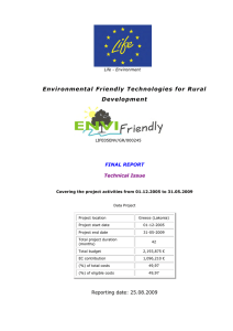Environmental Friendly Technologies for Rural