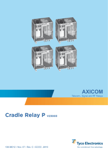 Cradle Relay P V23003