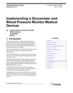 Implementing a Glucometer and Blood Pressure Monitor