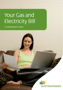 Your Gas and Electricity Bill