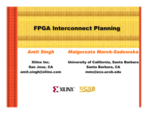 FPGA interconnect planning