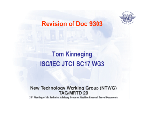 Revision of Doc 9303