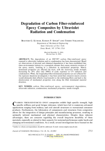 Degradation of Carbon Fiber-reinforced Epoxy Composites by