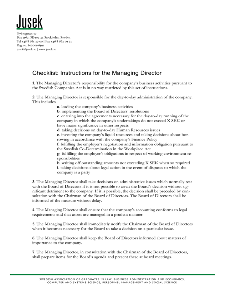 checklist-instructions-for-the-managing-director