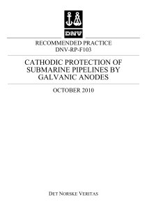 DNV-RP-F103: Cathodic Protection of
