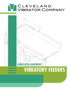 vibratory feeders - Cleveland Vibrator