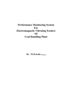 Performance Monitoring System For Electromagnetic Vibrating