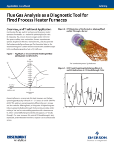 Application Data: Flue Gas Analysis as a Diagnostic Tool for Fired