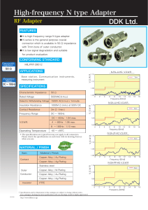 N adapter series product data PDF