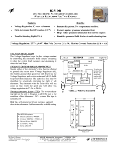 Zeftronics R251DR 24volt Voltage Regulator