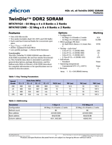 4Gb: x4, x8 TwinDie DDR2 SDRAM