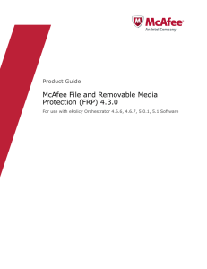 File and Removable Media Protection 4.3.0 Product Guide
