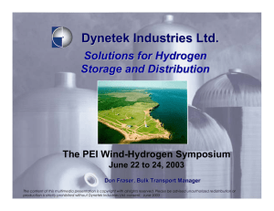 Solutions for Hydrogen Storage and Distribution