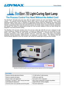 DYMAX BlueWave 200 UV Curing Spot Lamp with Intensity