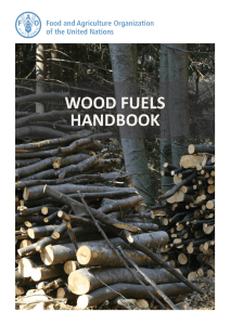 Wood Fuels Handbook - Food and Agriculture Organization of the