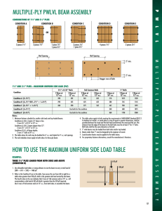 How to Use the Side-load Table