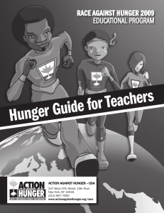 Hunger guide for teachers