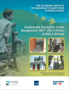 The Economic Impacts of Inadequate Sanitation in Bangladesh