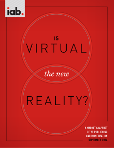 VIRTUAL REALITY?