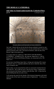 THE ROSEAU CATHEDRAL and what we found underneath the