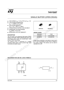 Single buffer (open drain)